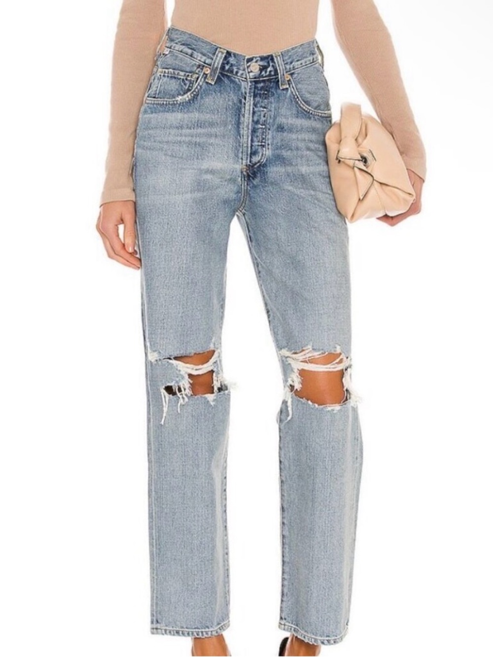 Citizens of Humanity V front wide leg elodie jean
